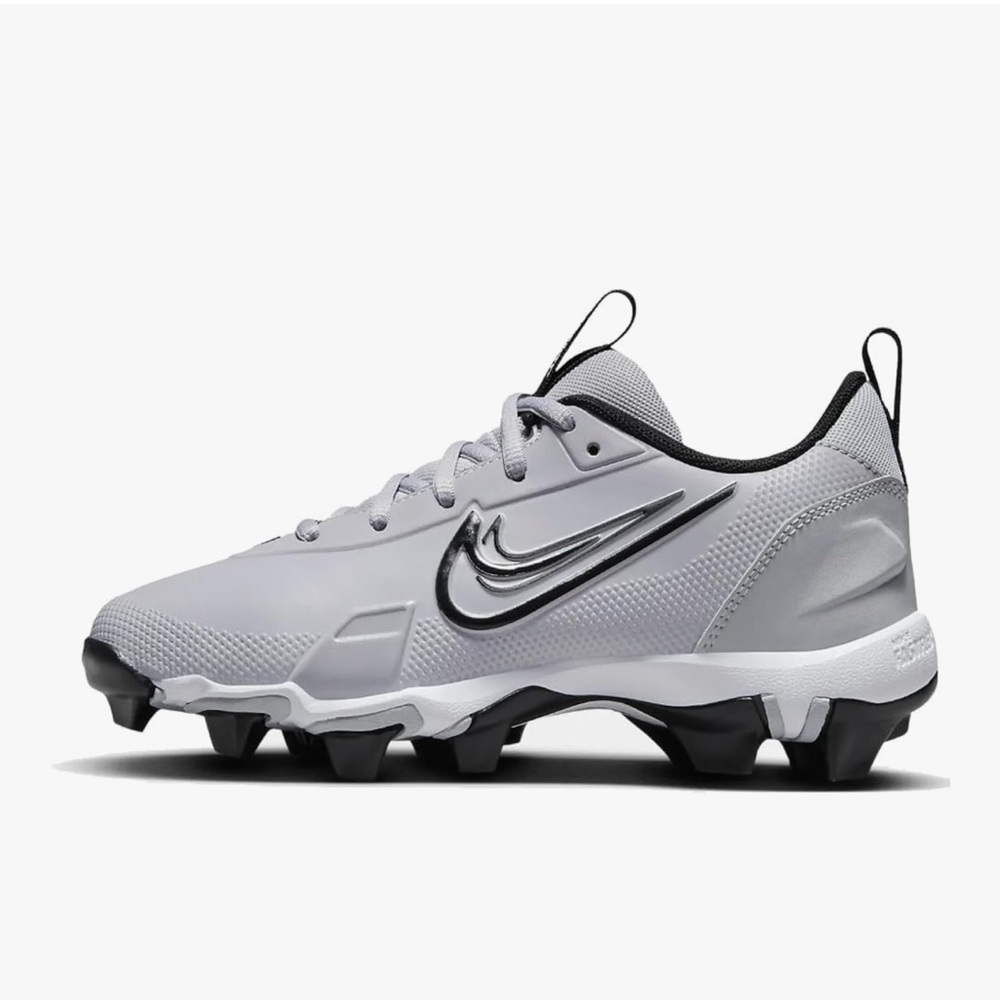 Nike Trout 9 Keystone White and Black Low Baseball Cleats